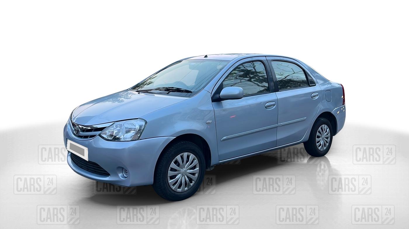 2011 Toyota Etios G, Petrol, Manual, 78,000 km, Left Front Diagonal