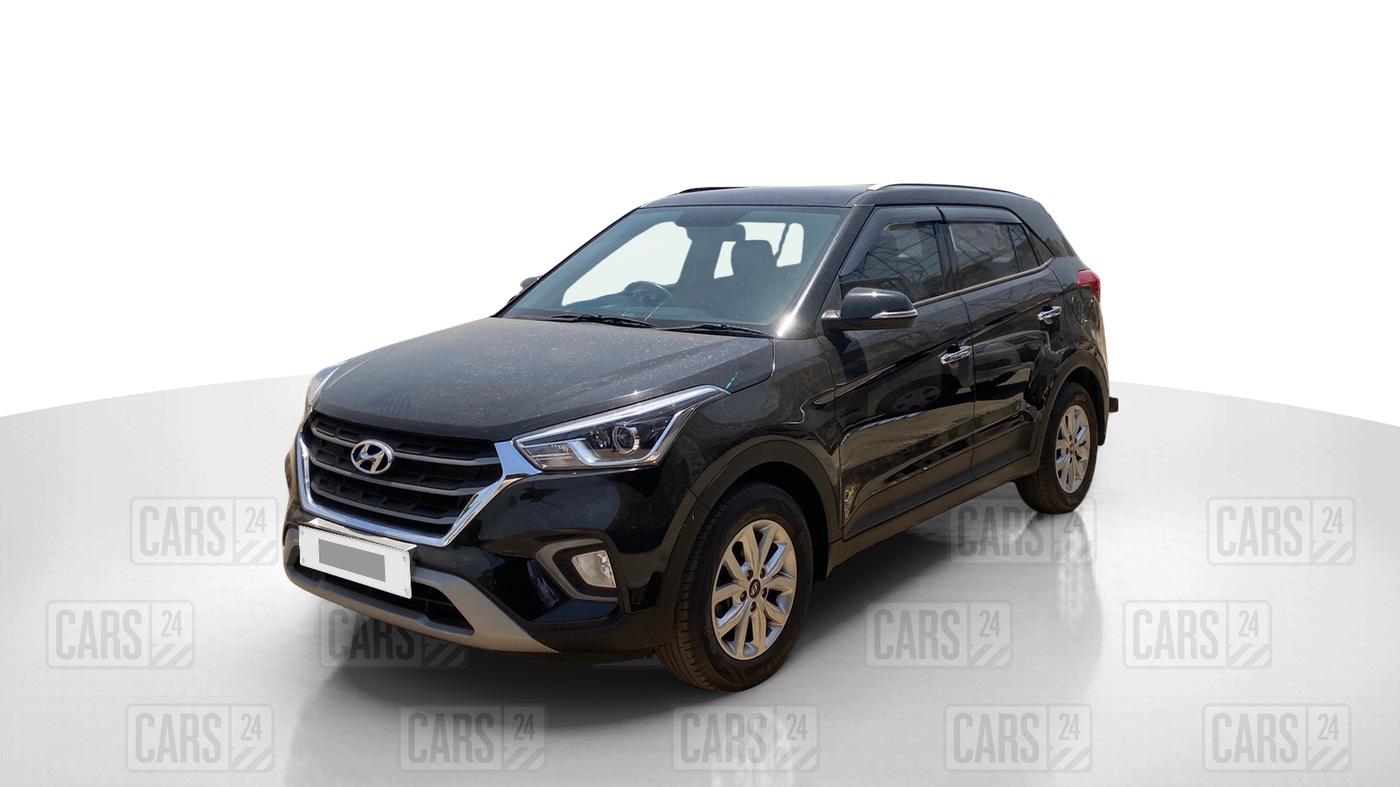 2018 Hyundai Creta SX (O) 1.6 PETROL, Petrol, Manual, 65,089 km, Left Front Diagonal