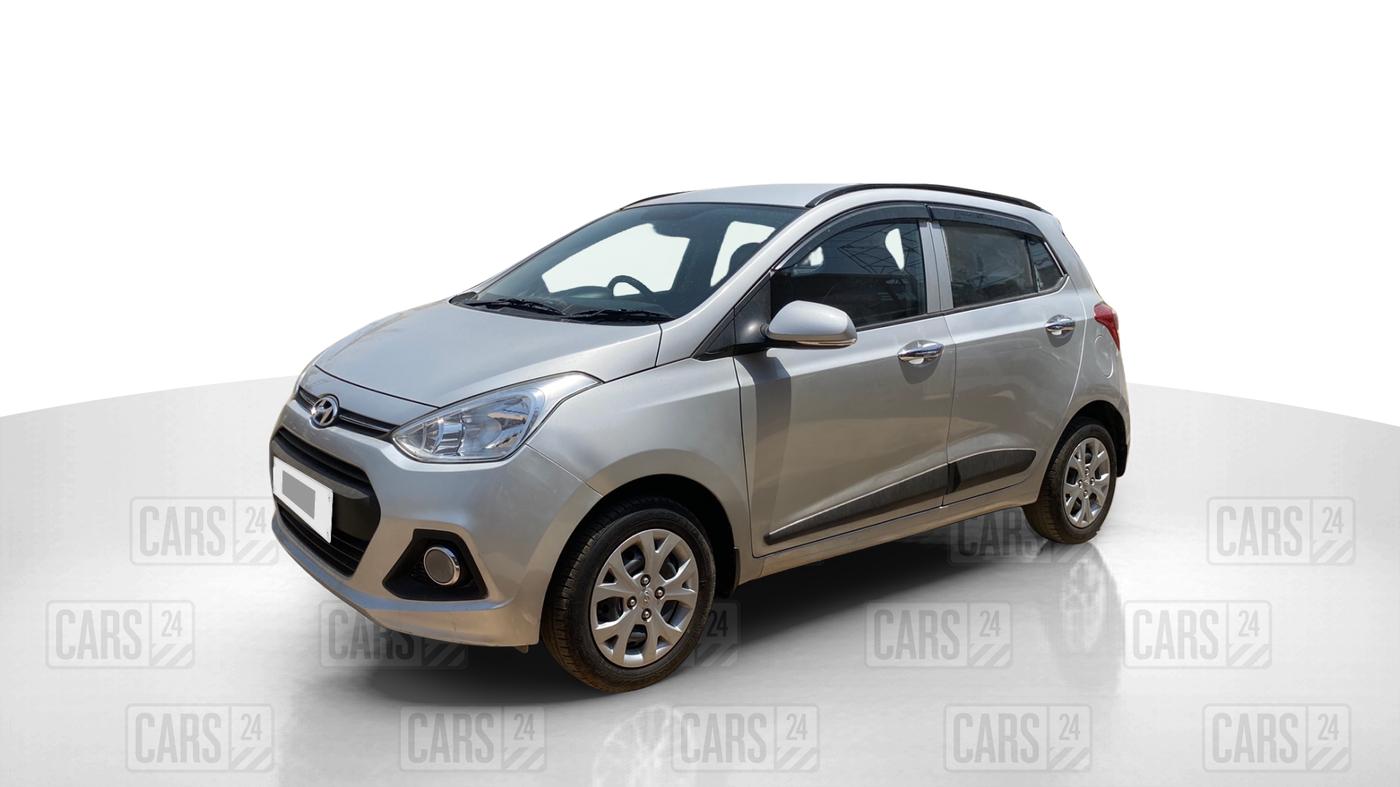 2016 Hyundai Grand i10 SPORTZ 1.2 KAPPA VTVT, Petrol, Manual, 31,445 km, Left Front Diagonal