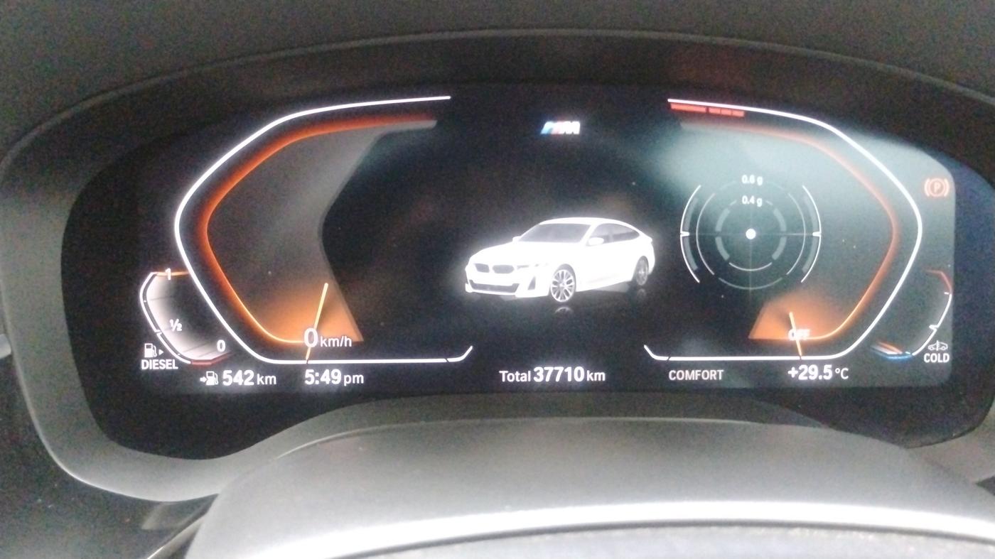 2021 BMW 6 Series 620D GT LUXURY LINE, Diesel, Automatic, 37,710 km, Odometer Image