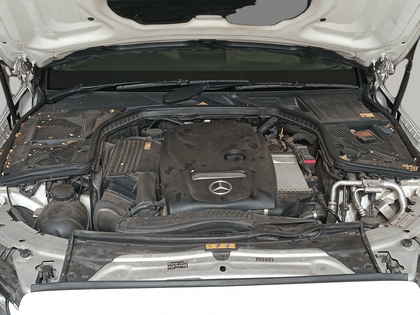 2015 Mercedes Benz C Class C 200 AVANTGARDE, Petrol, Automatic, 85,245 km, Open Bonnet