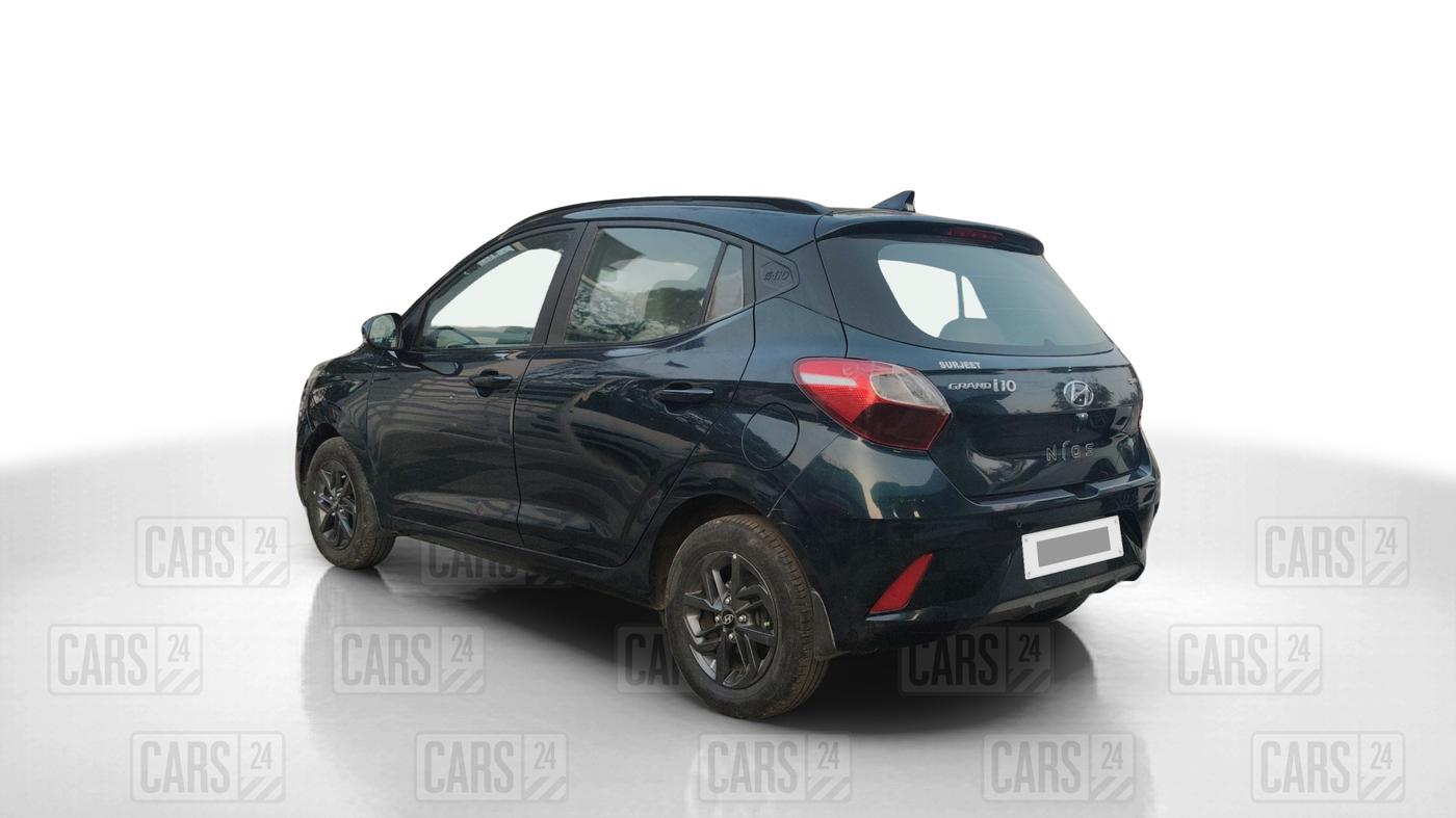 2020 Hyundai GRAND I10 NIOS SPORTZ AMT 1.2 KAPPA VTVT, Petrol, Automatic, 30,000 km, Left Back Diagonal