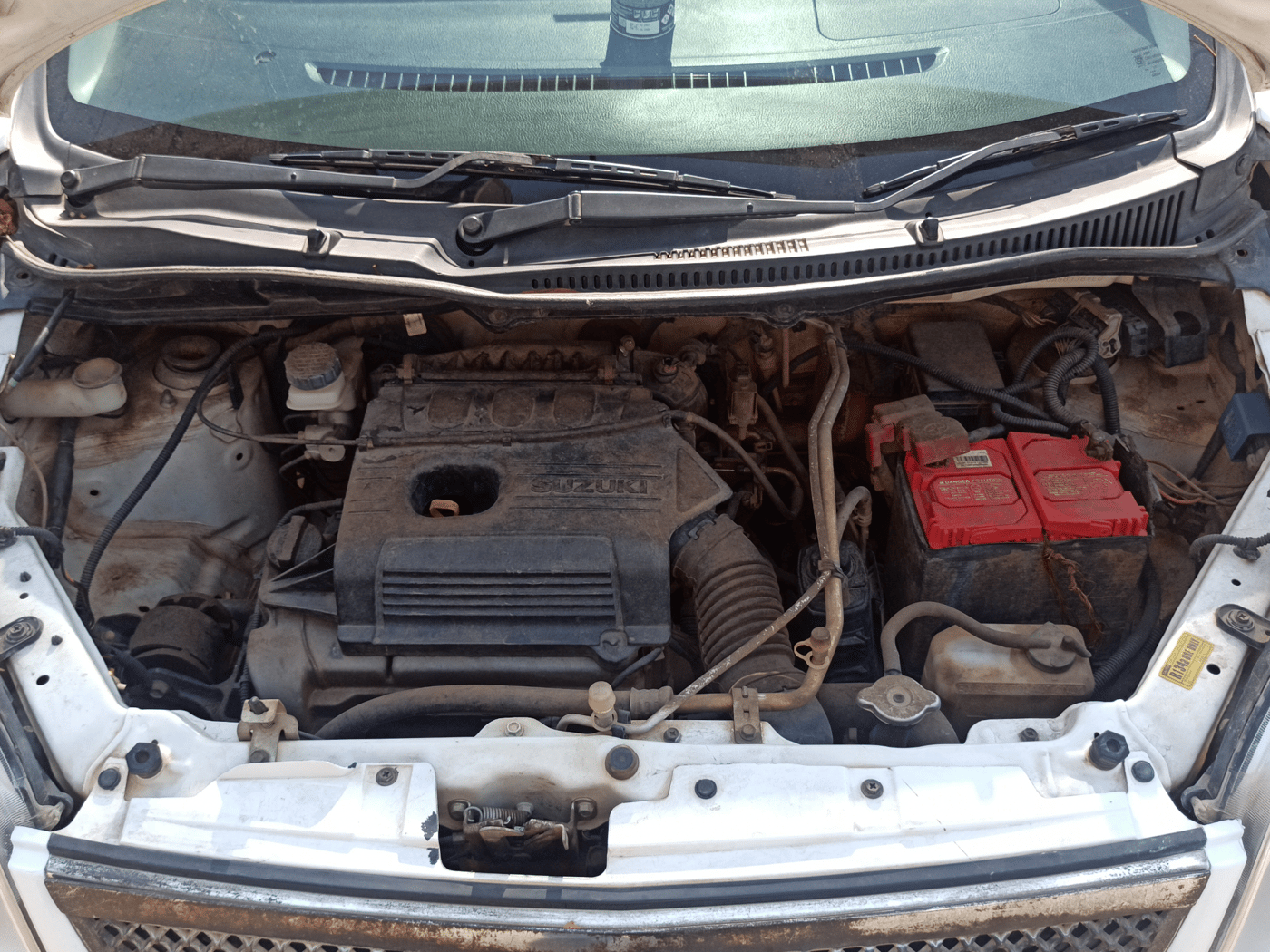 2016 Maruti Wagon R 1.0 VXI, Petrol, Manual, 92,738 km, Open Bonnet