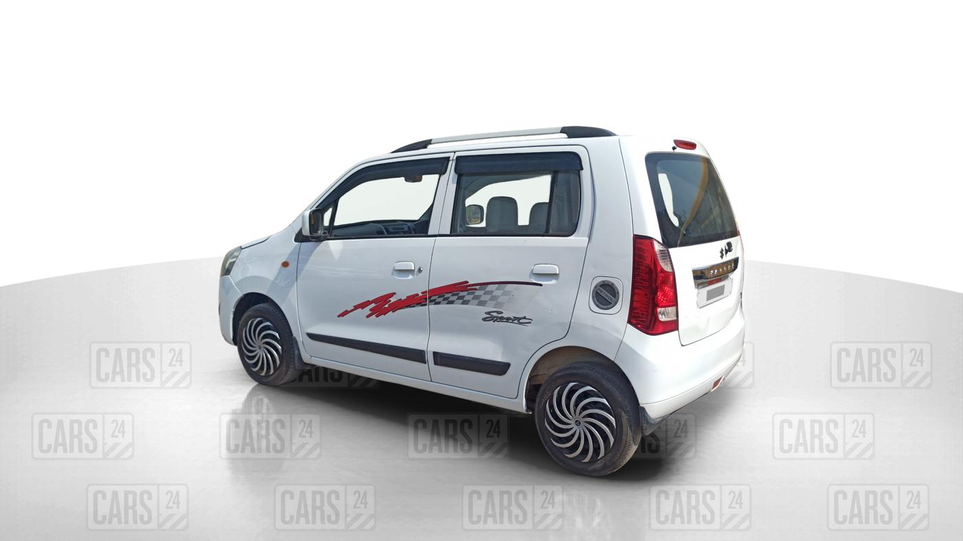 2016 Maruti Wagon R 1.0 VXI, Petrol, Manual, 92,738 km, Left Back Diagonal