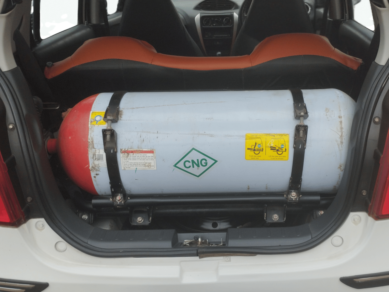 2017 Maruti Alto 800 LXI CNG, CNG, Manual, 75,300 km, Boot Inside