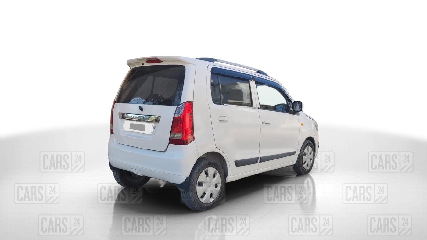 2017 Maruti Wagon R 1.0 VXI, Petrol, Manual, 77,737 km, Right Back Diagonal