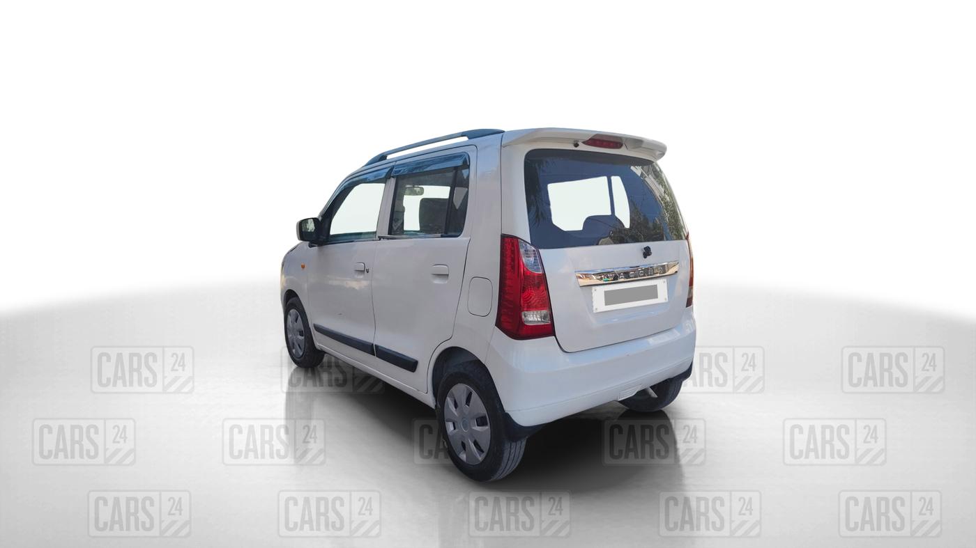 2017 Maruti Wagon R 1.0 VXI, Petrol, Manual, 77,737 km, Left Back Diagonal