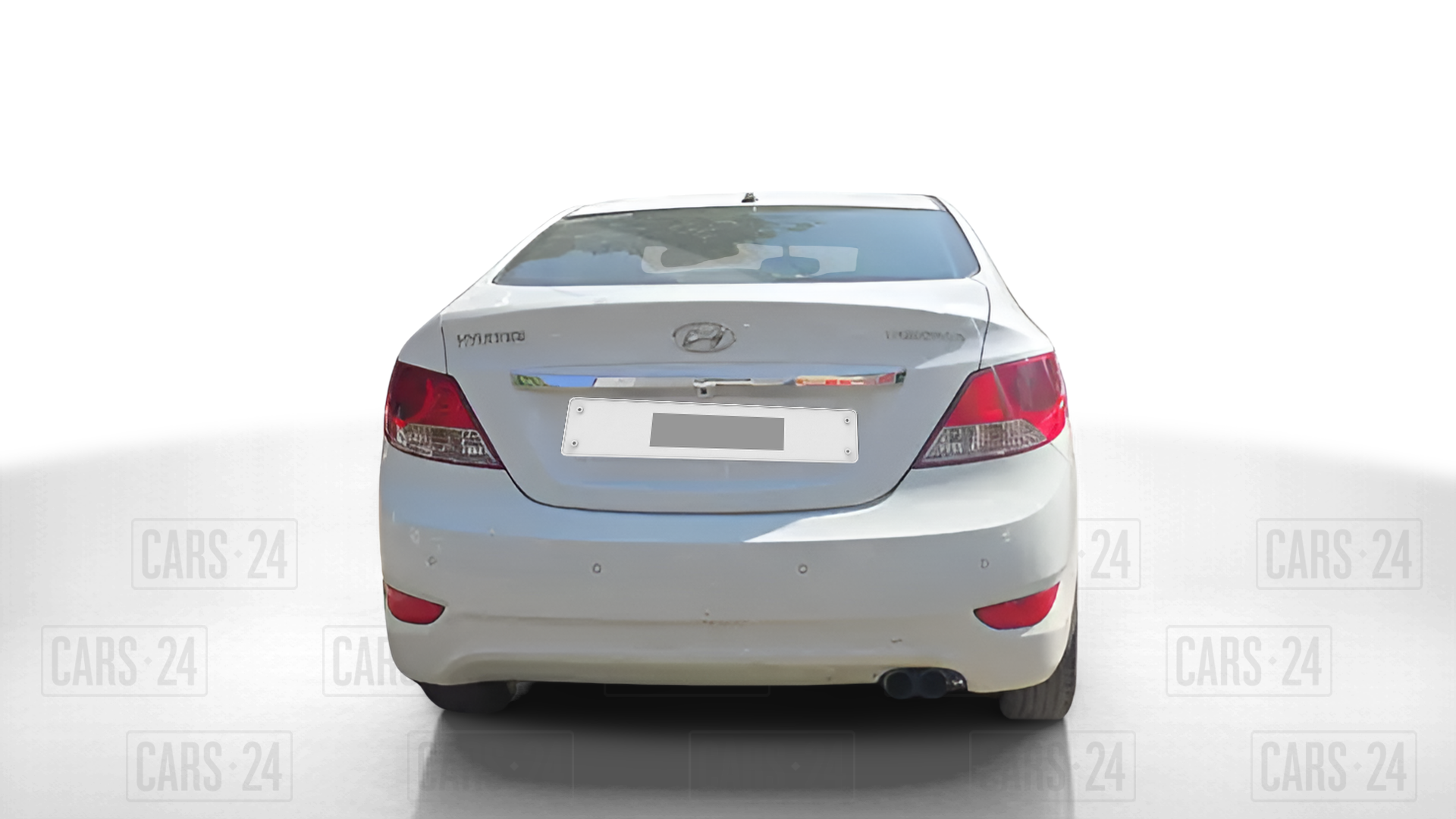2013 Hyundai Verna FLUIDIC 1.6 CRDI EX, Diesel, Manual, 96,000 km, Back/Rear
