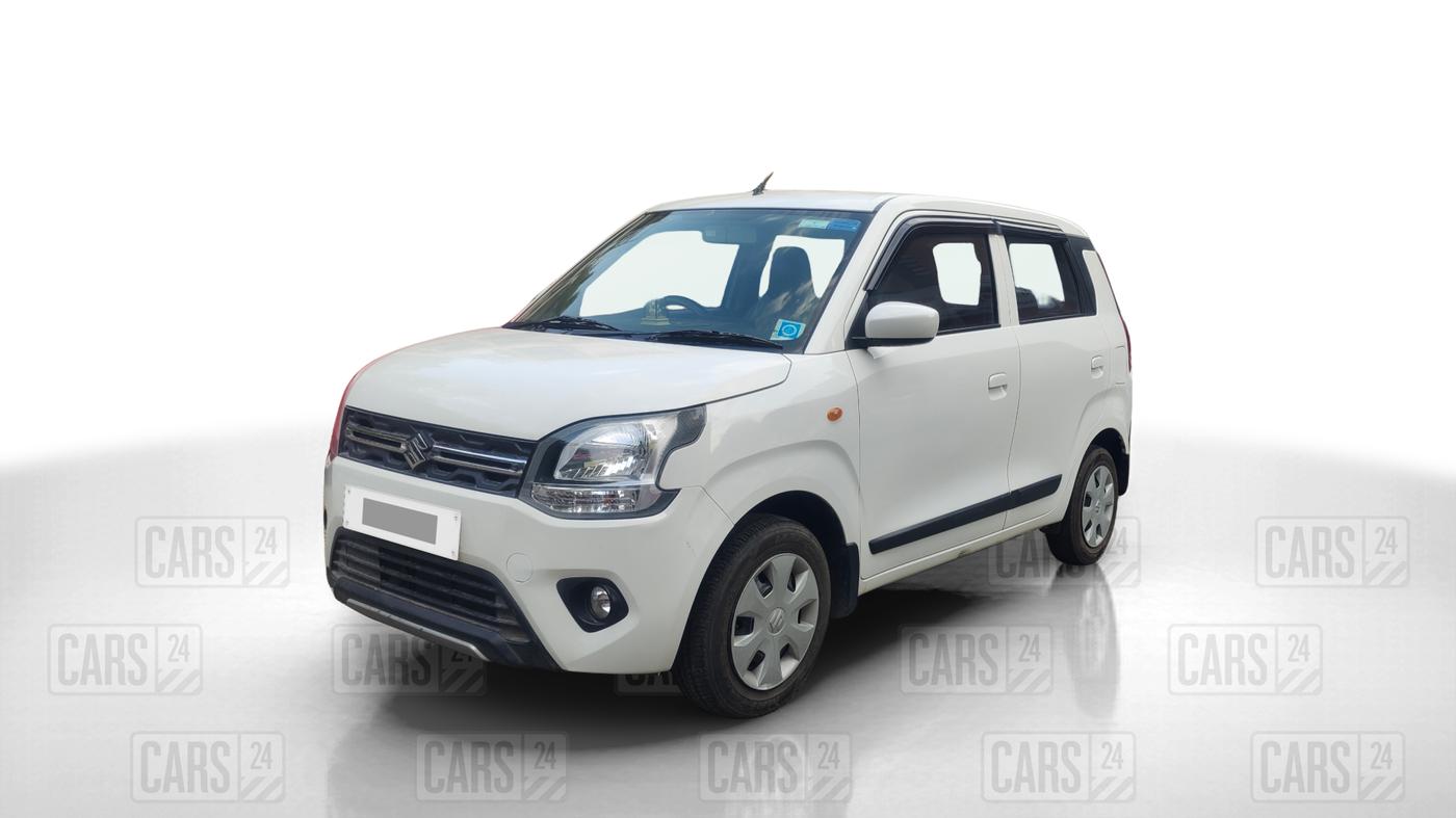 2019 Maruti New Wagon-R VXI 1.0, Petrol, Manual, 35,466 km, Left Front Diagonal