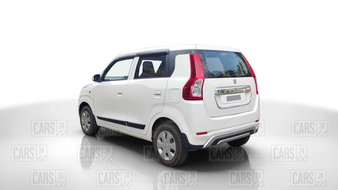 2019 Maruti New Wagon-R VXI 1.0, Petrol, Manual, 35,466 km, Left Back Diagonal