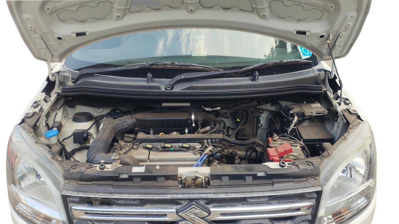 2019 Maruti New Wagon-R VXI 1.0, Petrol, Manual, 35,466 km, Open Bonnet