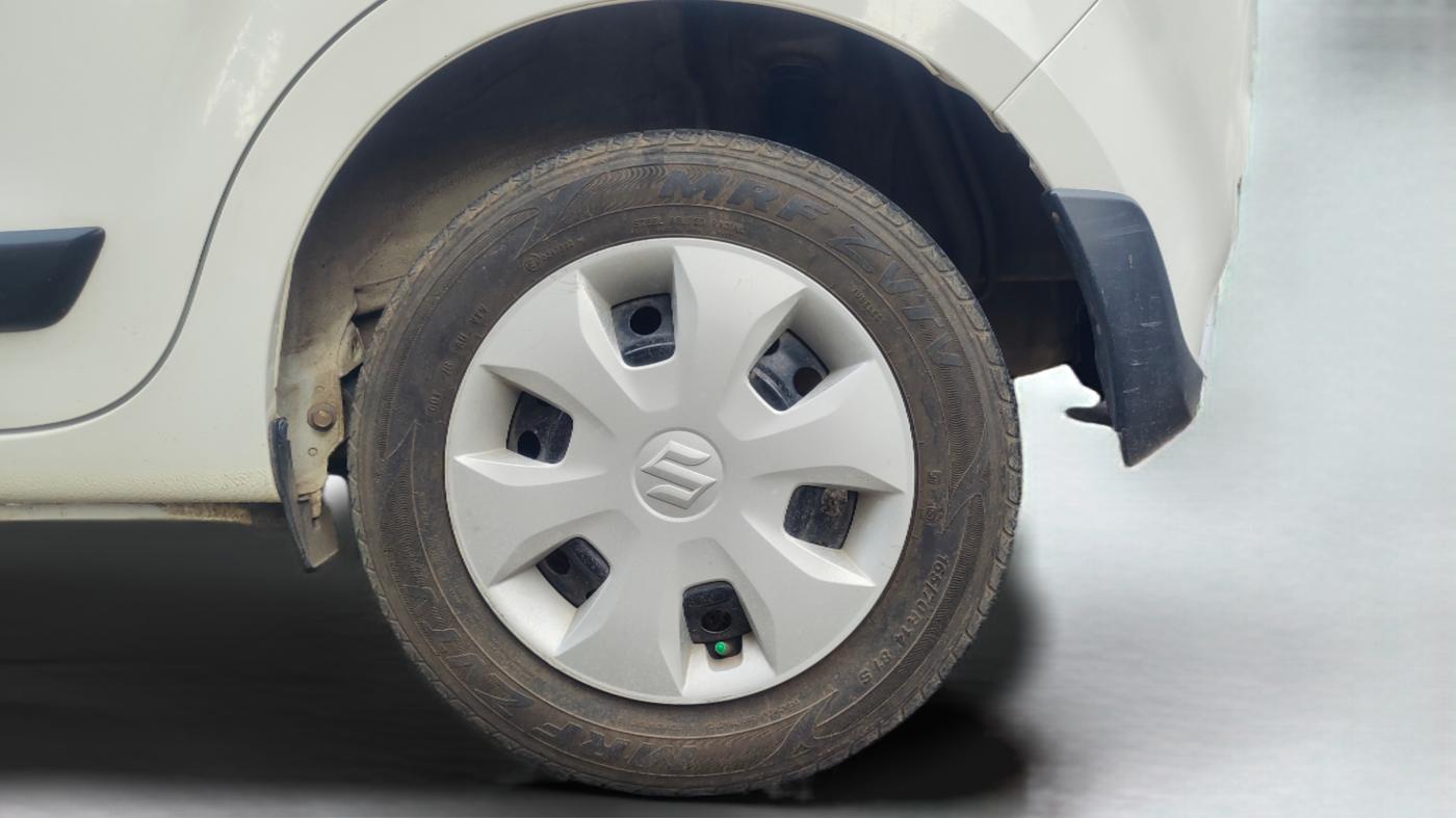 2019 Maruti New Wagon-R VXI 1.0, Petrol, Manual, 35,466 km, Left Rear Wheel