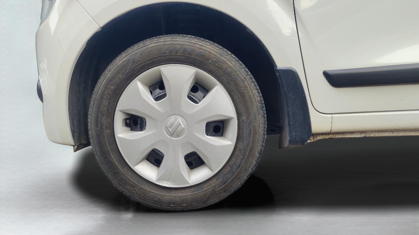 2019 Maruti New Wagon-R VXI 1.0, Petrol, Manual, 35,466 km, Left Front Wheel
