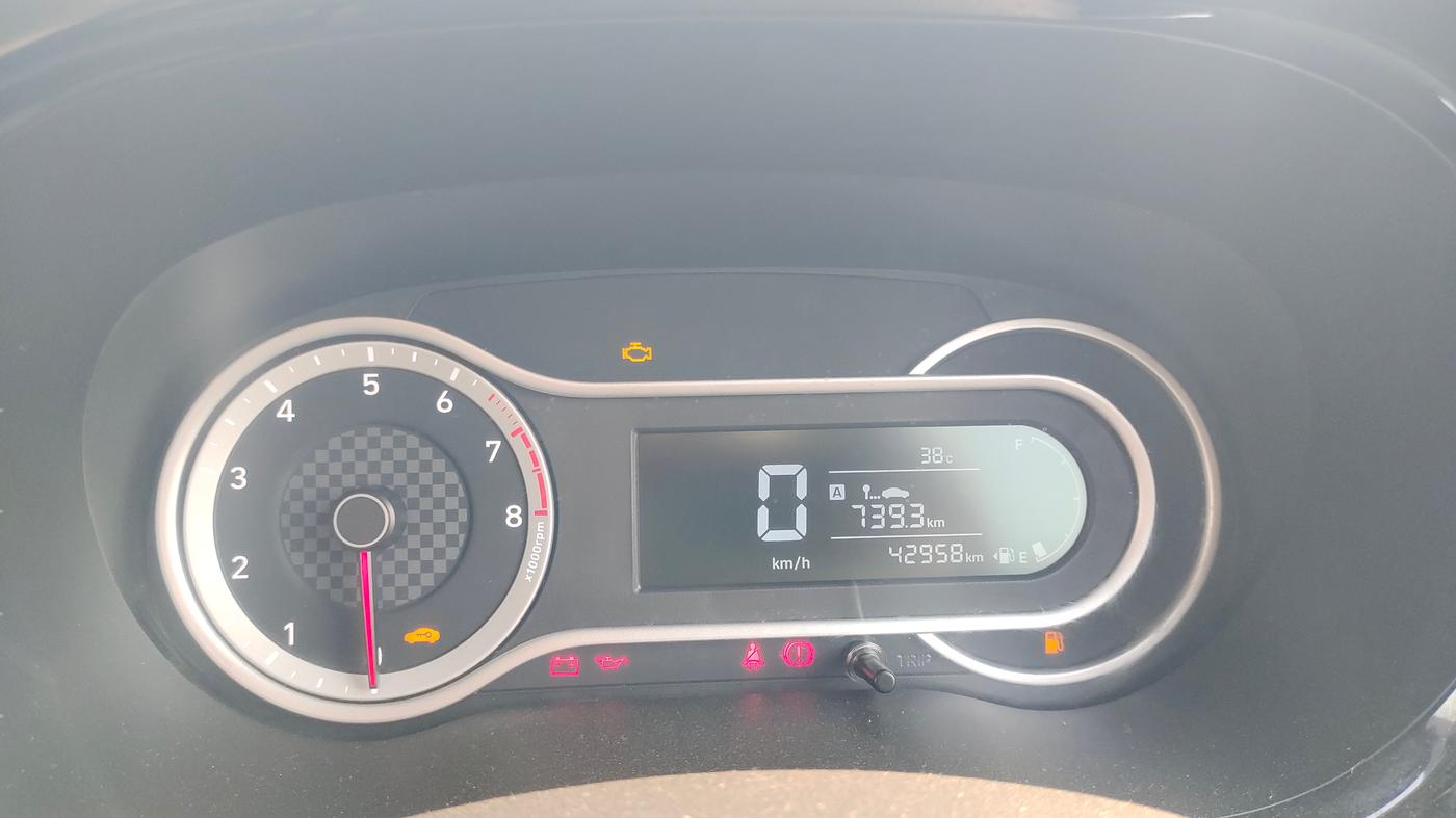 2022 Hyundai GRAND I10 NIOS SPORTZ 1.2 KAPPA VTVT, Petrol, Manual, 42,958 km, Odometer Image