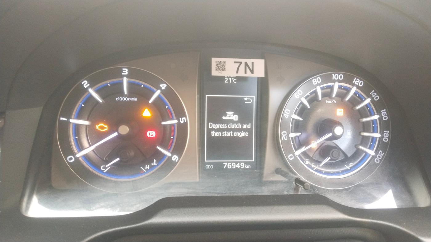2020 Toyota Innova Crysta 2.4 VX 8 STR, Diesel, Manual, 76,000 km, Odometer Image