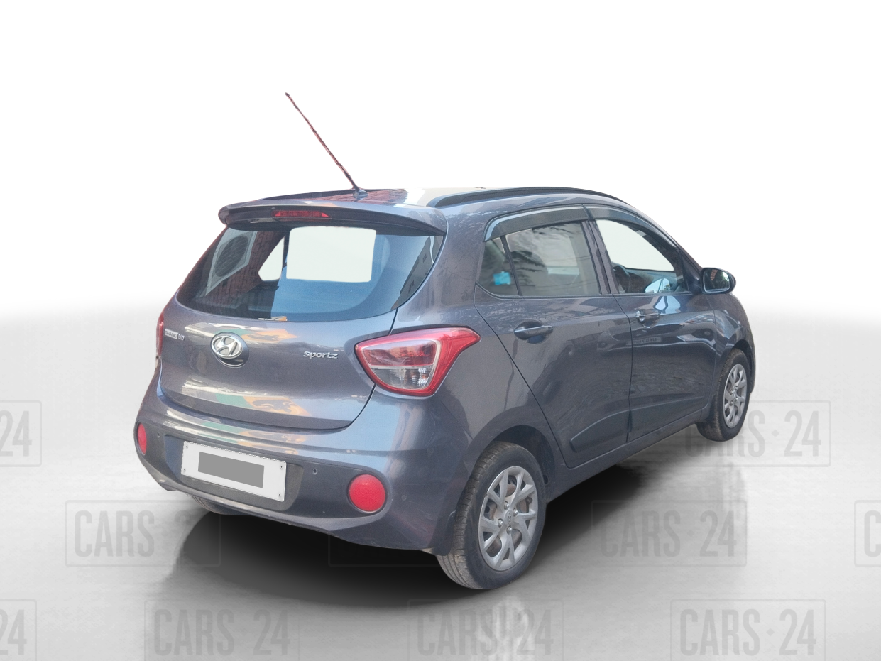 2018 Hyundai Grand i10 SPORTZ 1.2 KAPPA VTVT, Petrol, Manual, 60,303 km, Right Back Diagonal