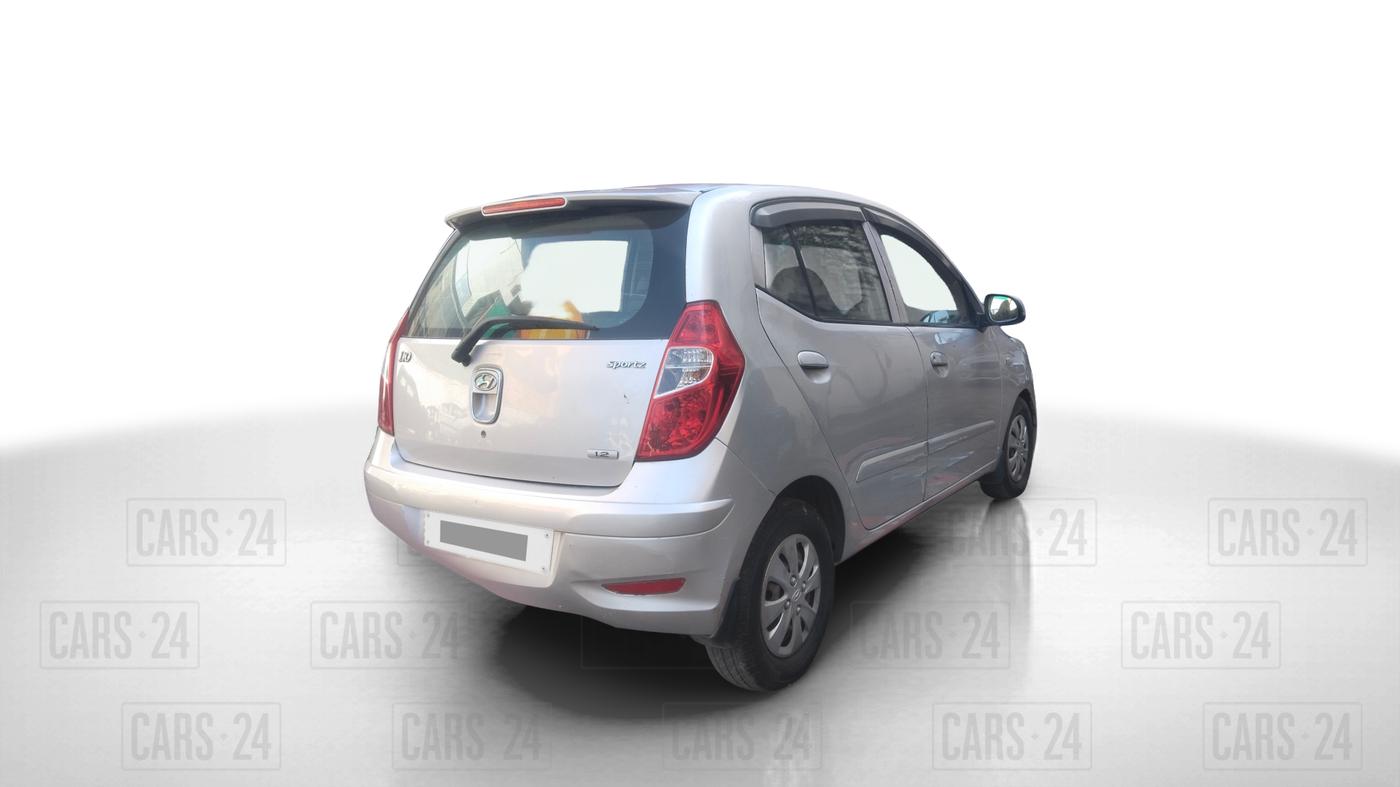2013 Hyundai i10 SPORTZ 1.2, Petrol, Manual, 65,414 km, Right Back Diagonal