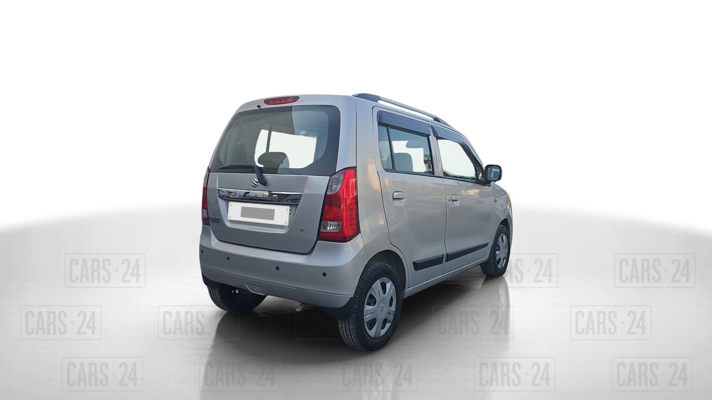 2018 Maruti Wagon R 1.0 VXI, Petrol, Manual, 52,000 km, Right Back Diagonal