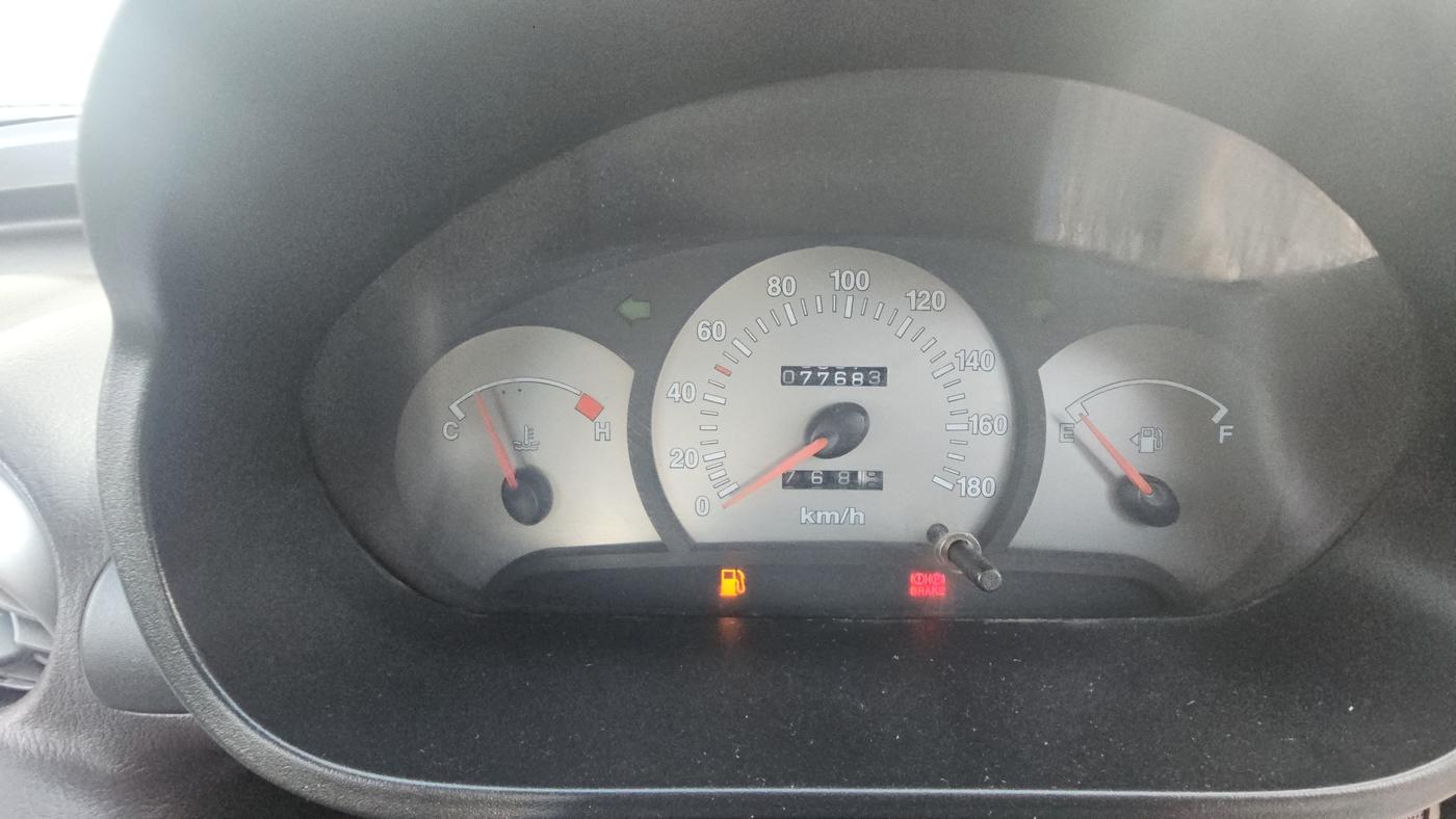 2011 Hyundai Santro Xing GL, Petrol, Manual, 77,000 km, Odometer Image