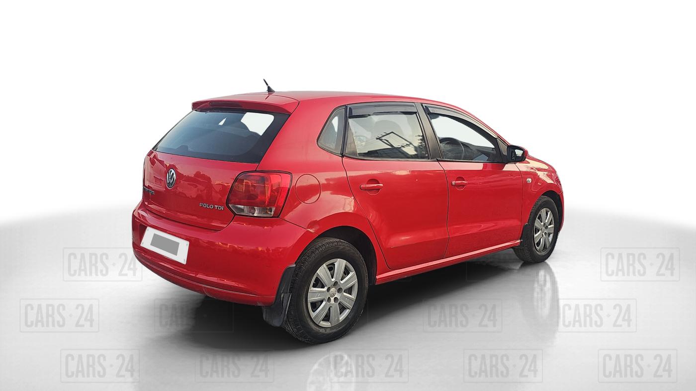 2011 Volkswagen Polo COMFORTLINE 1.2L, Diesel, Manual, 72,500 km, Right Back Diagonal