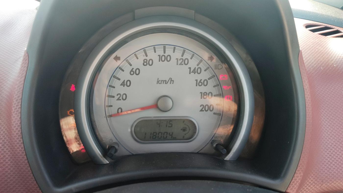 2013 Maruti Ritz VDI, Diesel, Manual, 1,18,004 km, Odometer Image