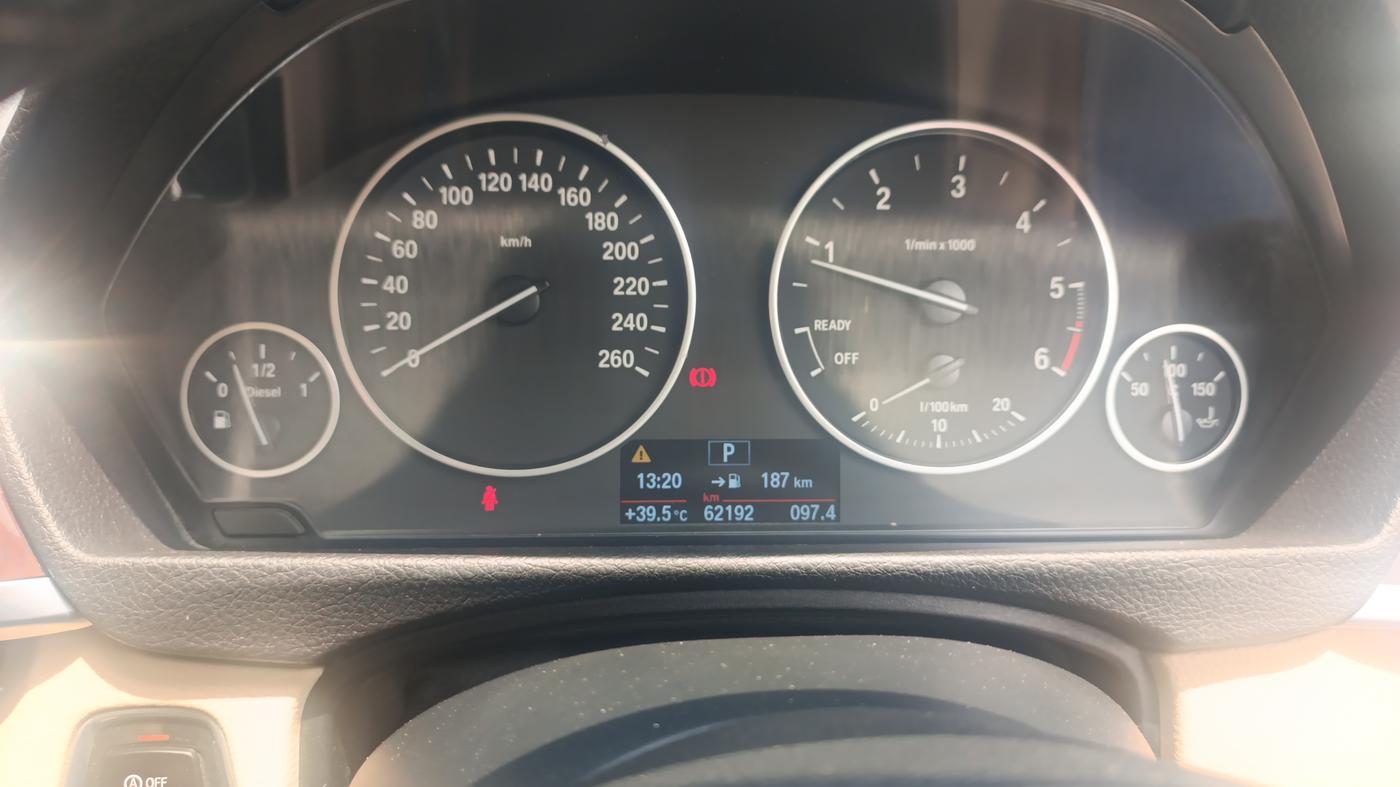 2016 BMW 3 Series 320d Sport Line, Diesel, Automatic, 62,192 km, Odometer Image
