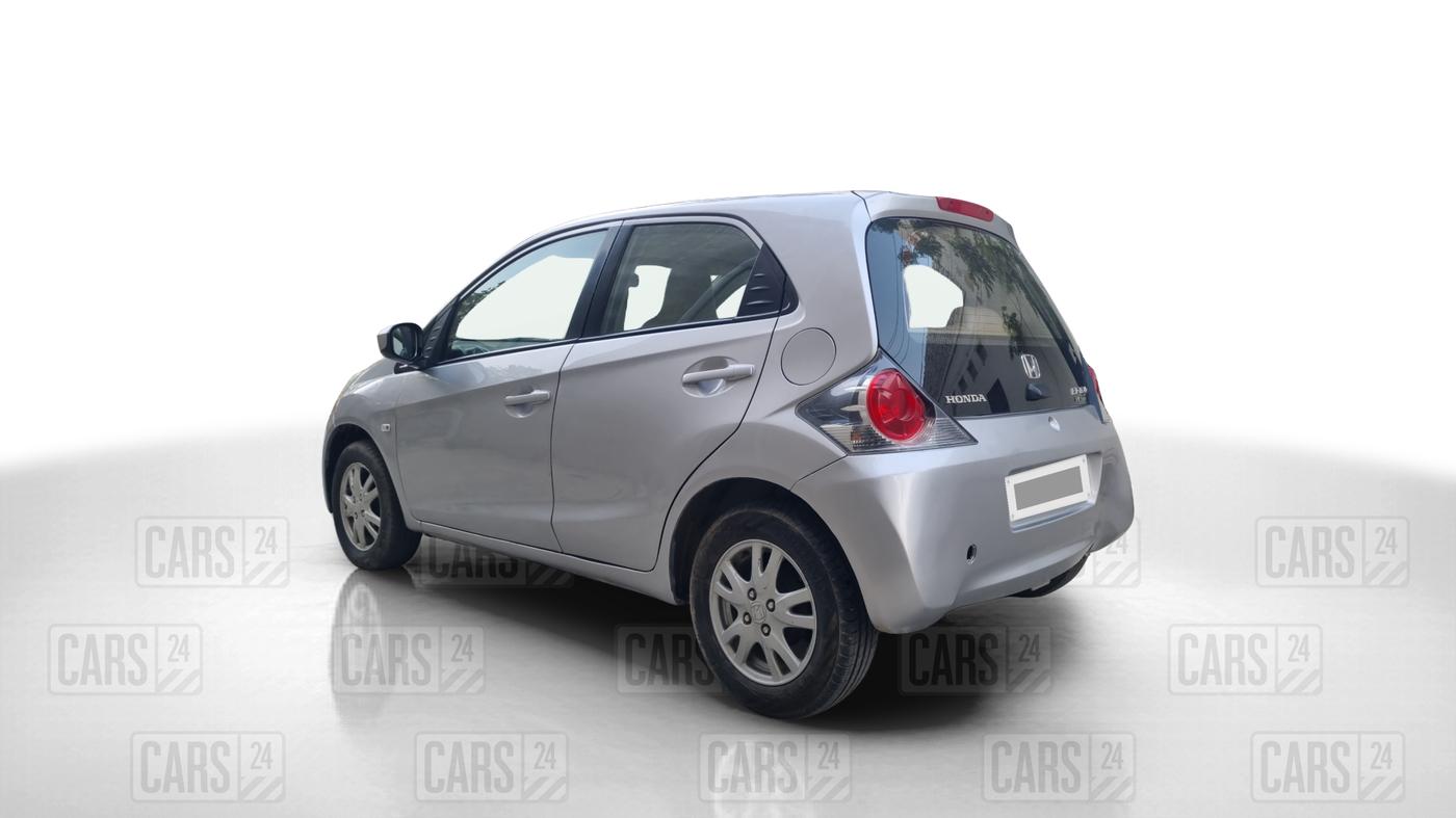 2013 Honda Brio V MT, Petrol, Manual, 79,237 km, Left Back Diagonal