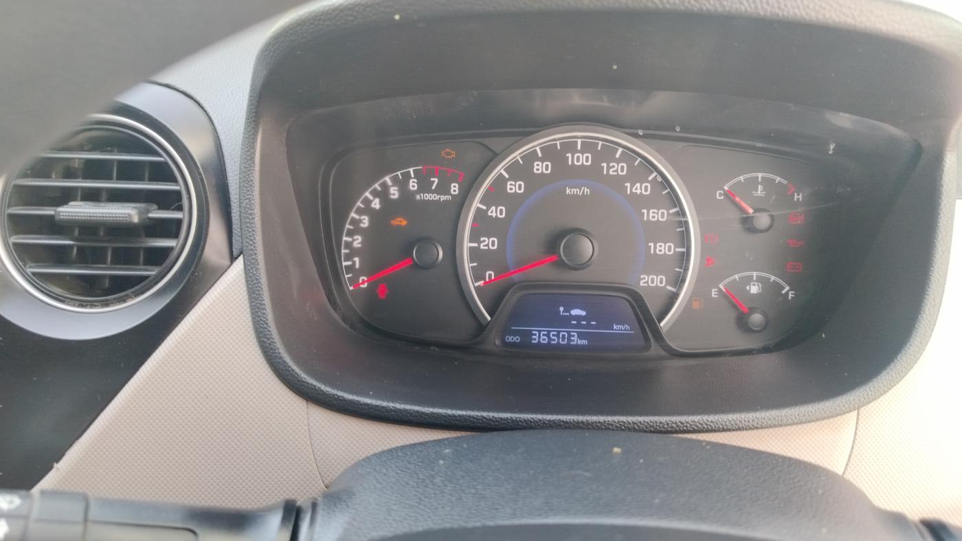 2016 Hyundai Grand i10 MAGNA 1.2 KAPPA VTVT, Petrol, Manual, 36,503 km, Odometer Image