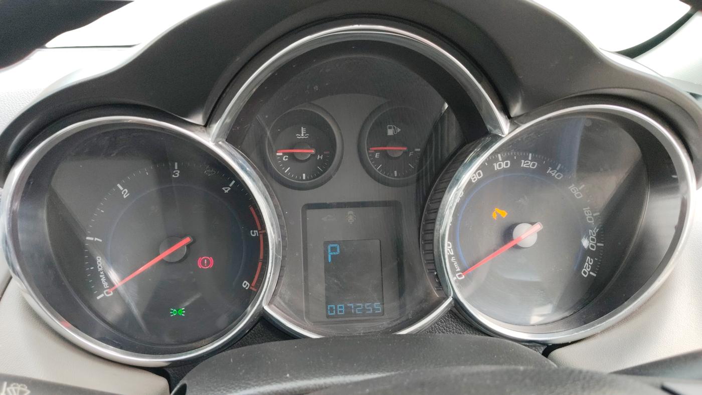 2016 Chevrolet Cruze LTZ AT, Diesel, Automatic, 87,300 km, Odometer Image