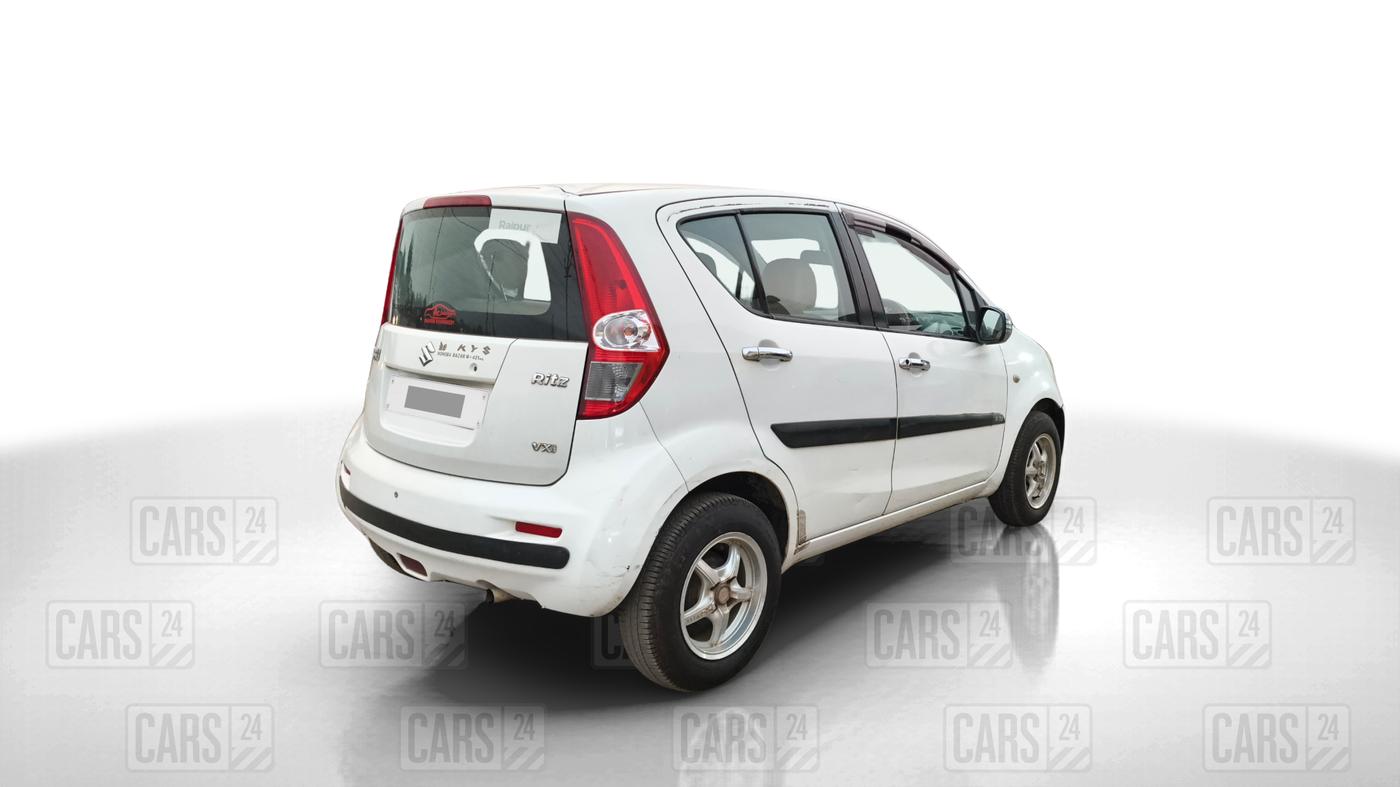 2012 Maruti Ritz VXI, Petrol, Manual, 1,30,216 km, Right Back Diagonal