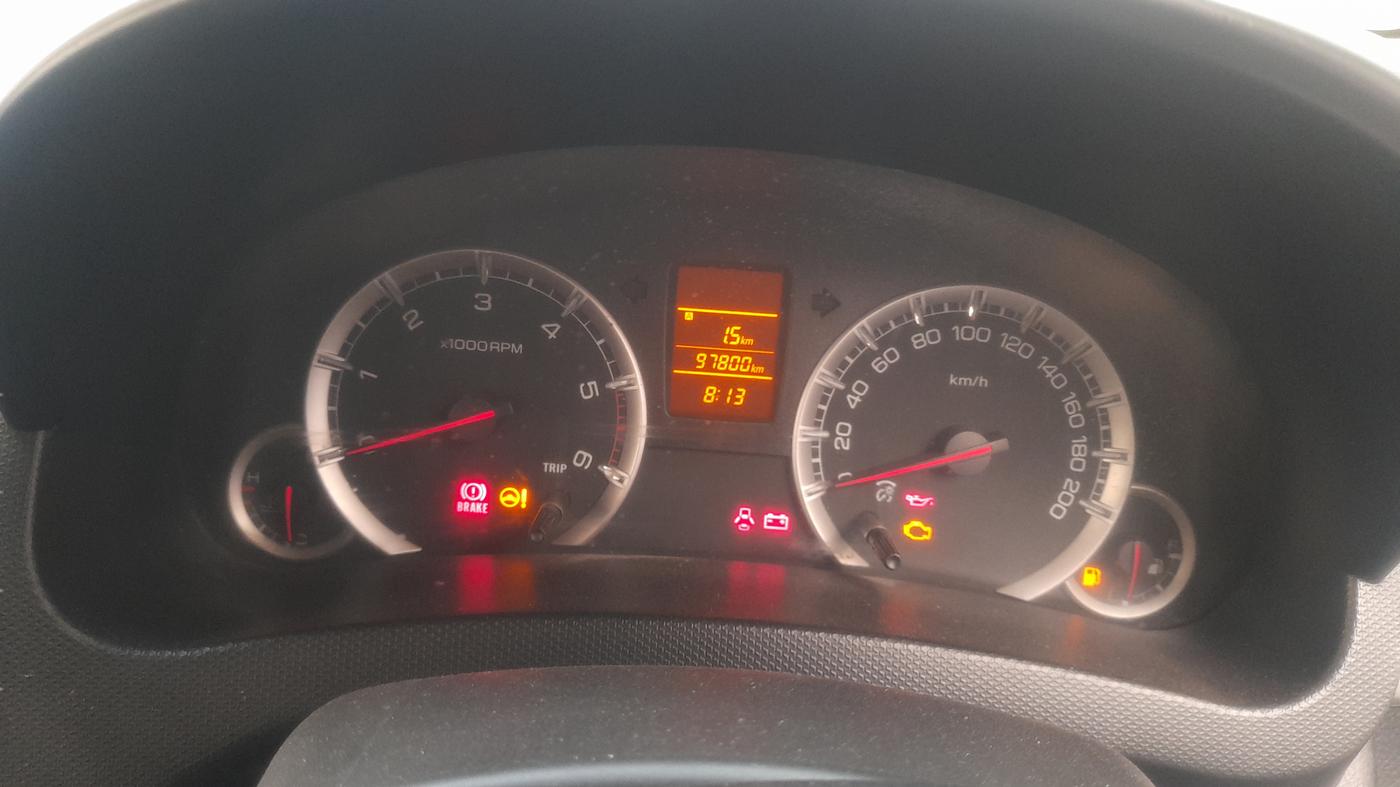 2013 Maruti Swift VDI, Diesel, Manual, 97,800 km, Odometer Image