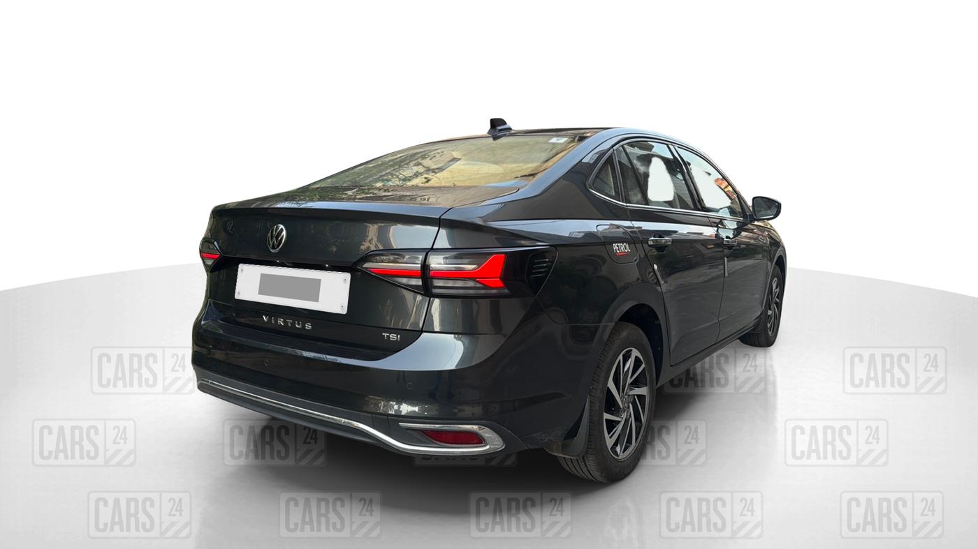 2023 Volkswagen VIRTUS TOPLINE TSI 1.0 MT, Petrol, Manual, 6,251 km, Right Back Diagonal