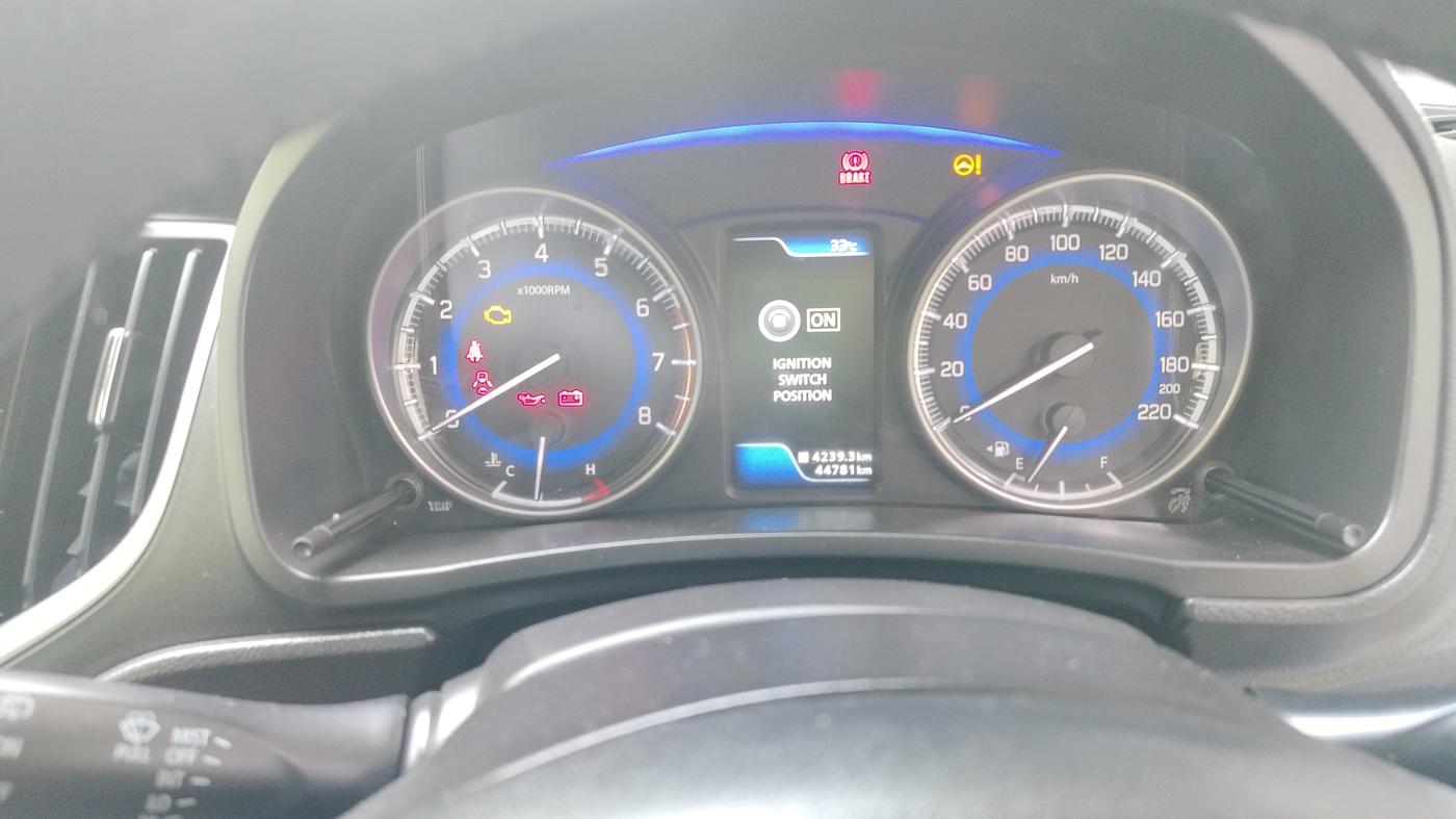 2021 Toyota Glanza G, Petrol, Manual, 44,780 km, Odometer Image