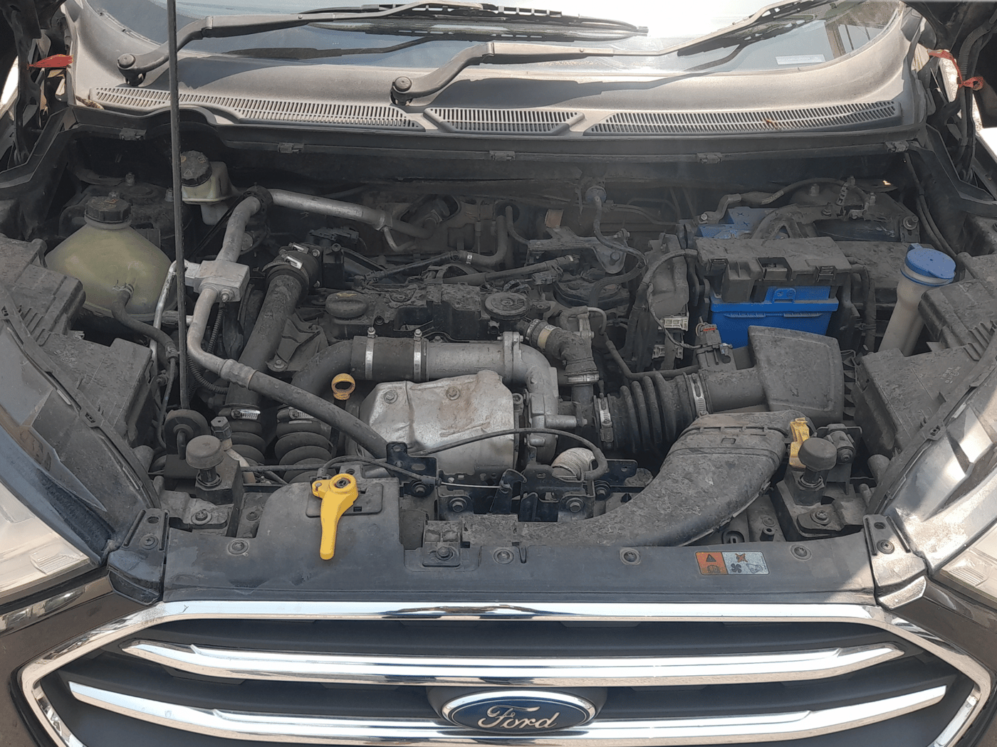 2018 Ford Ecosport TITANIUM + 1.5L DIESEL, Diesel, Manual, 90,388 km, Open Bonnet