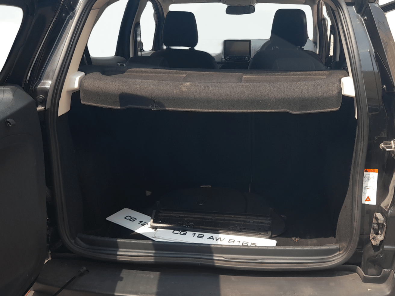 2018 Ford Ecosport TITANIUM + 1.5L DIESEL, Diesel, Manual, 90,388 km, Boot Inside