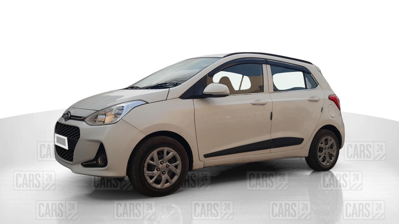 2018 Hyundai Grand i10 SPORTZ 1.2 KAPPA VTVT, Petrol, Manual, 78,296 km, Left Front Diagonal