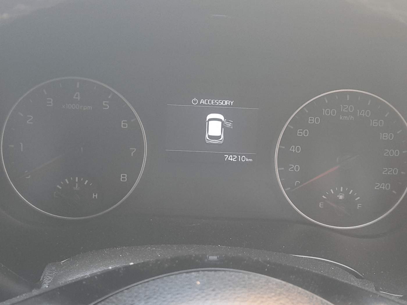 2022 KIA SELTOS HTX PETROL 1.5, Petrol, Manual, 74,210 km, Odometer Image
