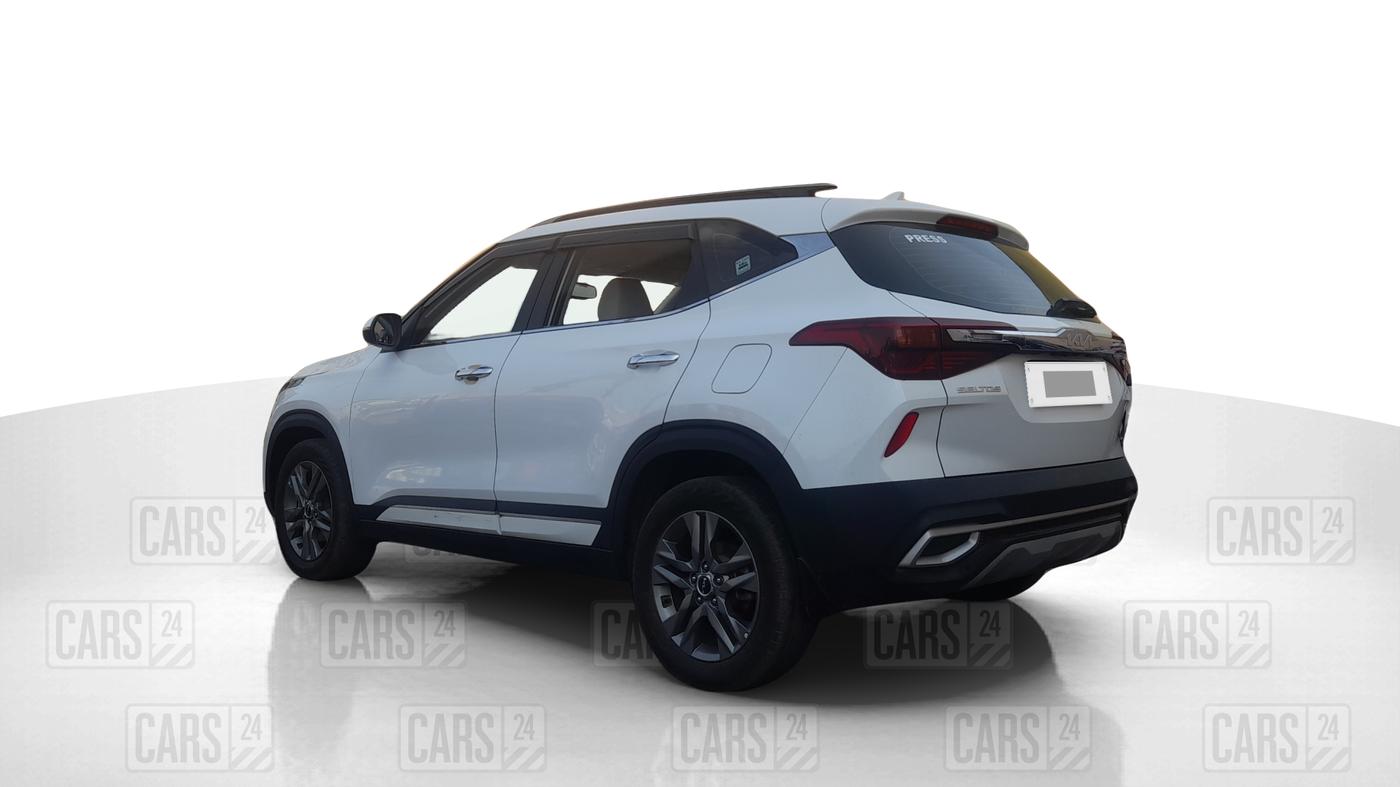 2022 KIA SELTOS HTX PETROL 1.5, Petrol, Manual, 74,210 km, Left Back Diagonal