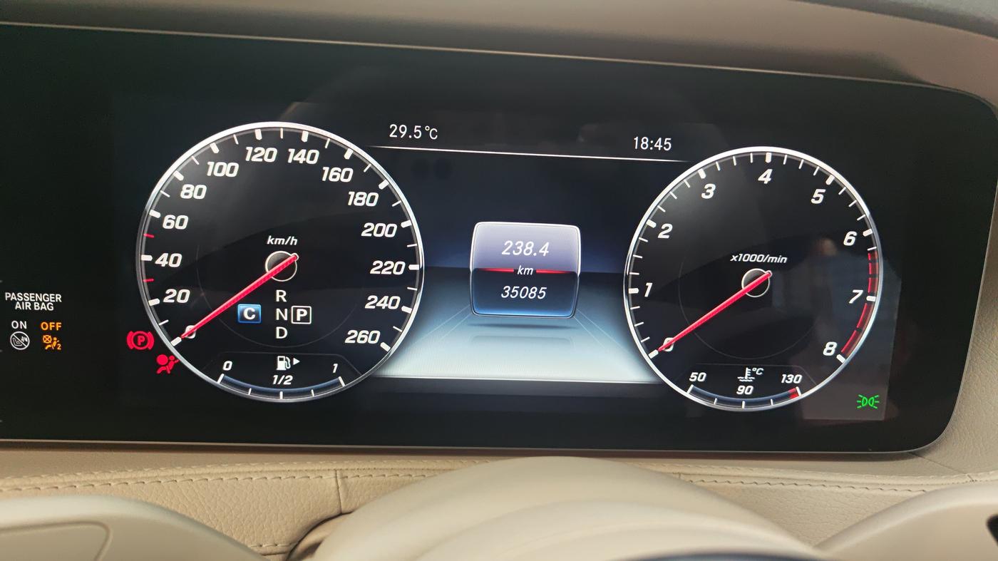 2018 Mercedes Benz S Class S 450, Petrol, Automatic, 35,085 km, Odometer Image