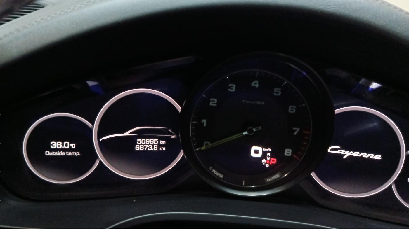 2019 Porsche Cayenne E-HYBRID, Hybrid, Automatic, 50,965 km, Odometer Image