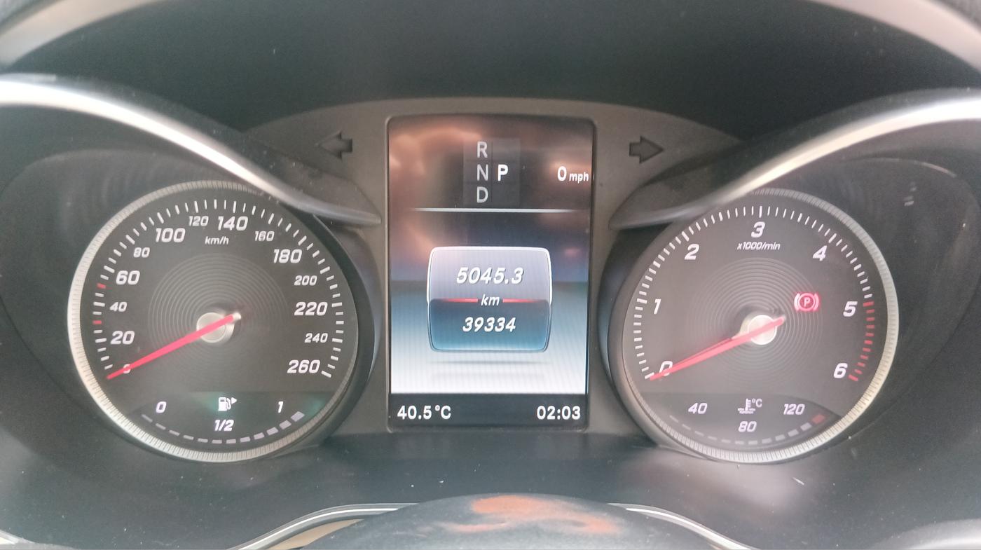 2017 Mercedes Benz C Class C 220 CDI AVANTGARDE, Diesel, Automatic, 39,334 km, Odometer Image