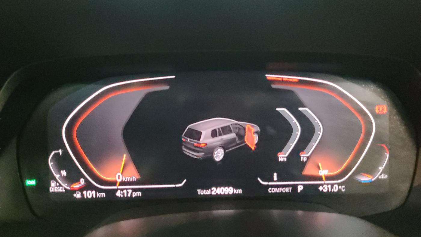 2020 BMW X7 XDRIVE 30D DPE SIGNATURE, Diesel, Automatic, 23,800 km, Boot Inside