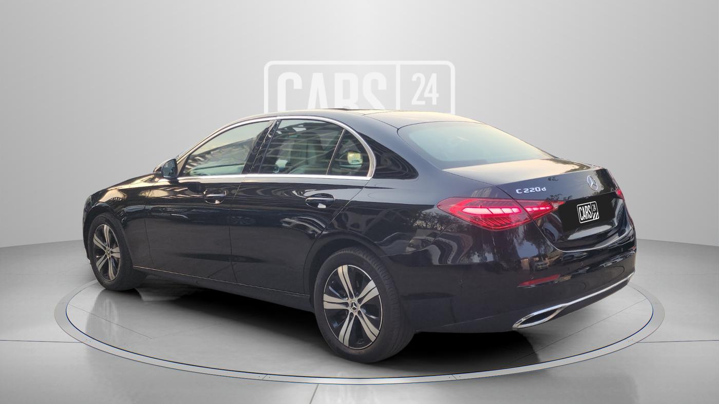 2022 Mercedes Benz C Class  C 220d, Diesel, Automatic, 22,386 km, Left Back Diagonal