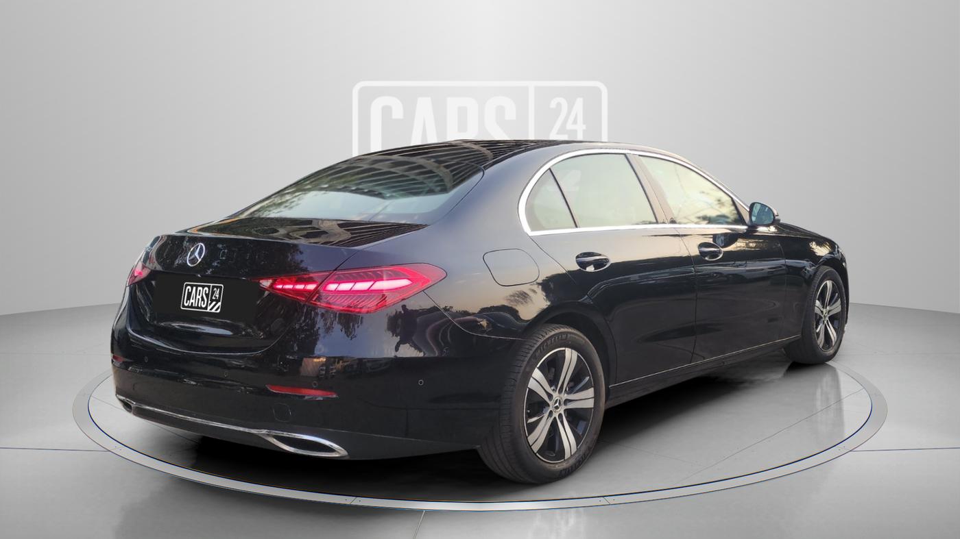 2022 Mercedes Benz C Class  C 220d, Diesel, Automatic, 22,386 km, Right Back Diagonal