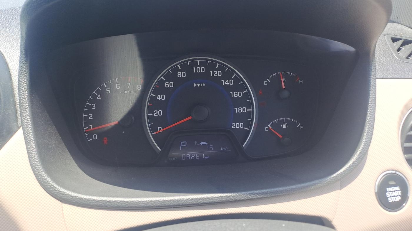 2014 Hyundai Grand i10 ASTA AT 1.2 KAPPA VTVT, Petrol, Automatic, 69,261 km, Odometer Image