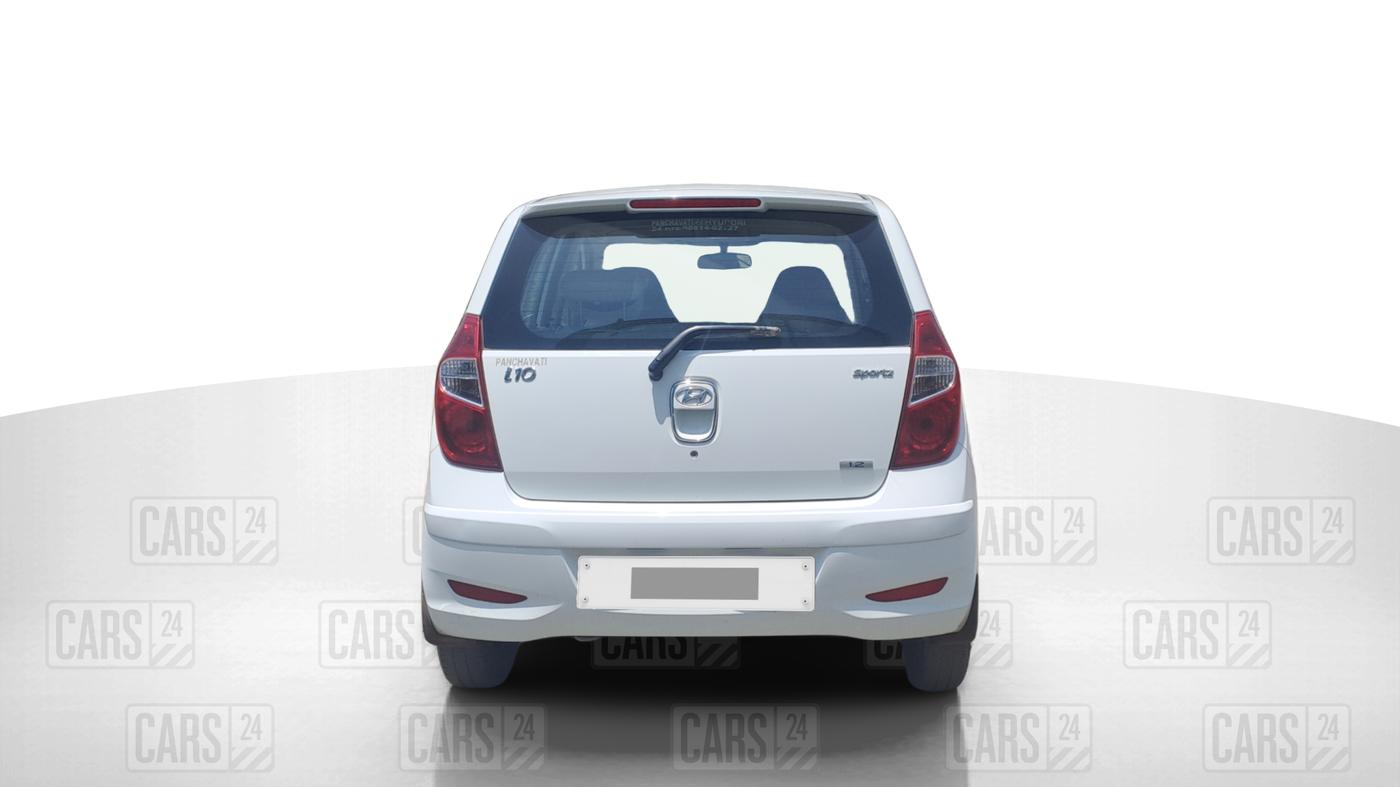 2013 Hyundai i10 SPORTZ 1.2, Petrol, Manual, 54,441 km, Back/Rear