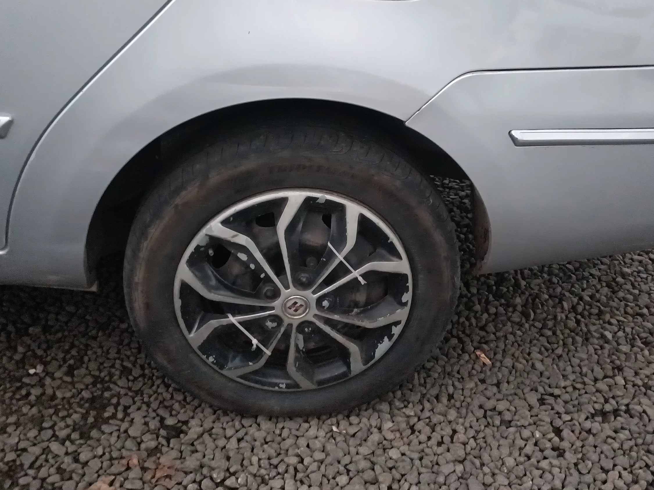 2013 Tata Manza VX QUADRAJET, Diesel, Manual, 75,000 km, Left Rear Wheel