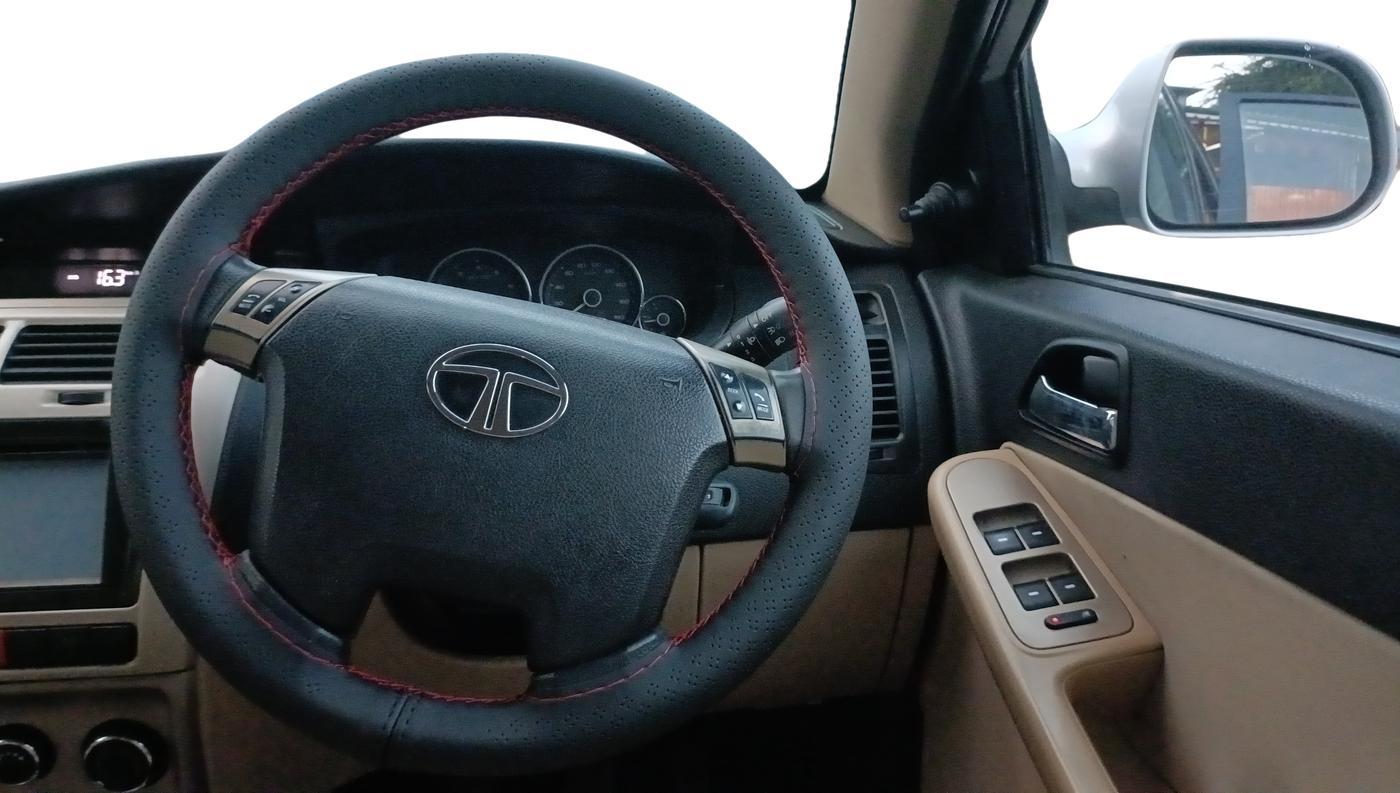 2013 Tata Manza VX QUADRAJET, Diesel, Manual, 75,000 km, Steering Wheel Close Up