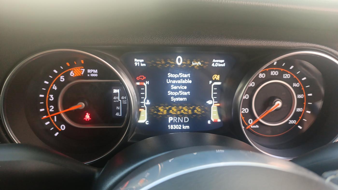 2022 Jeep WRANGLER UNLIMITED, Petrol, Automatic, 18,302 km, Odometer Image