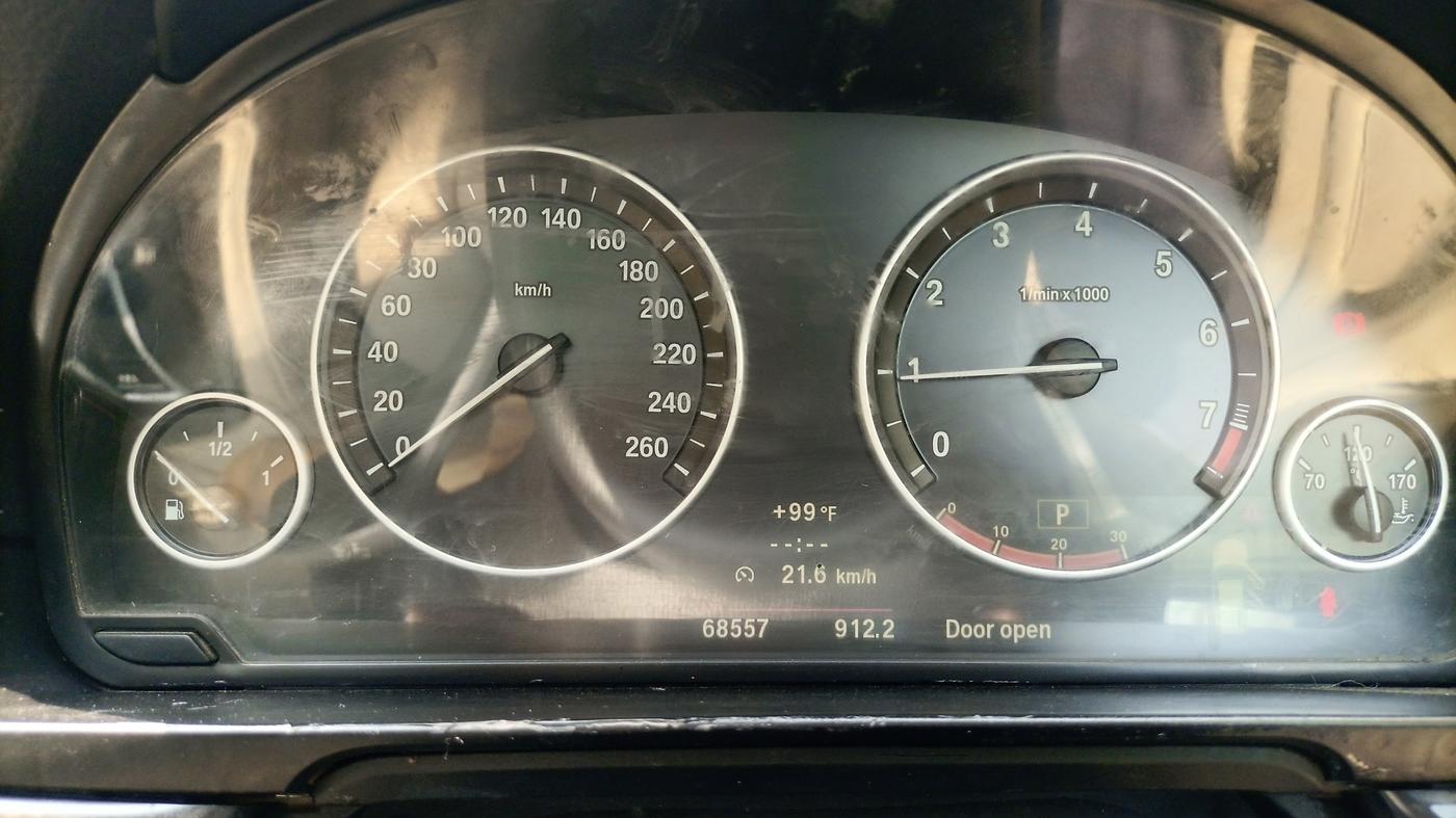 2010 BMW 5 Series 523I, Petrol, Automatic, 68,557 km, Odometer Image